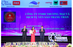 Yến Sào Trang Trần nhận giải Top 10 – Thương hiệu tiêu biểu Châu Á – Thái Bình Dương 2022